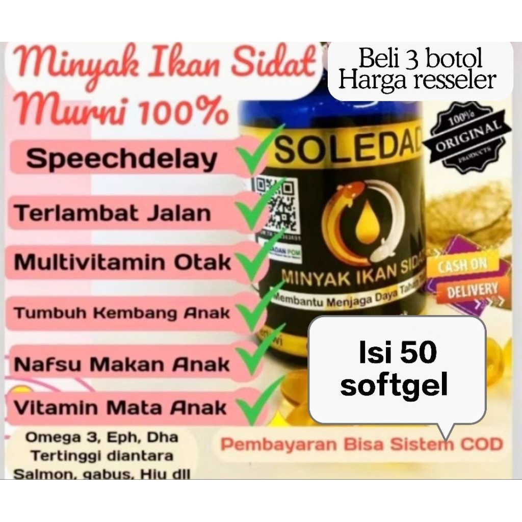 minyak ikan sidat Murni, Vitamin Anak sampai orang tua, Vitamin Otak, syaraf, darah, tulang dan send