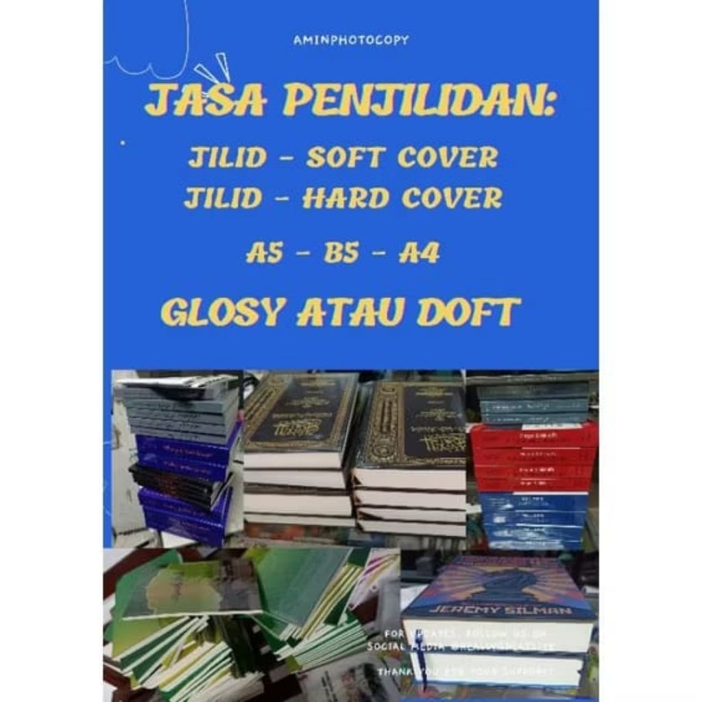 JILID SOFT COVER JILID HARD COVER JILID GLOSY JILID DOFT