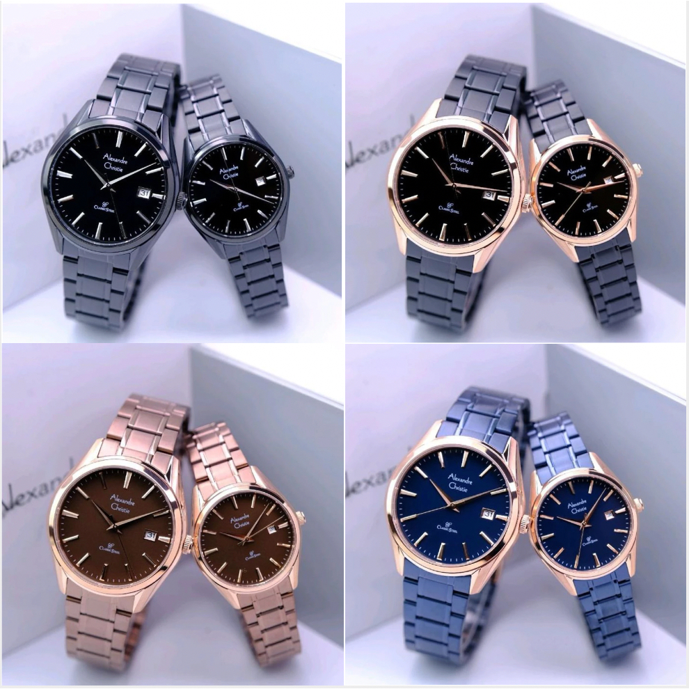 JAM TANGAN COUPLE ALEXANDRE CHRISTIE AC 8681 ALEXANDRE CHRISTIE COUPLE