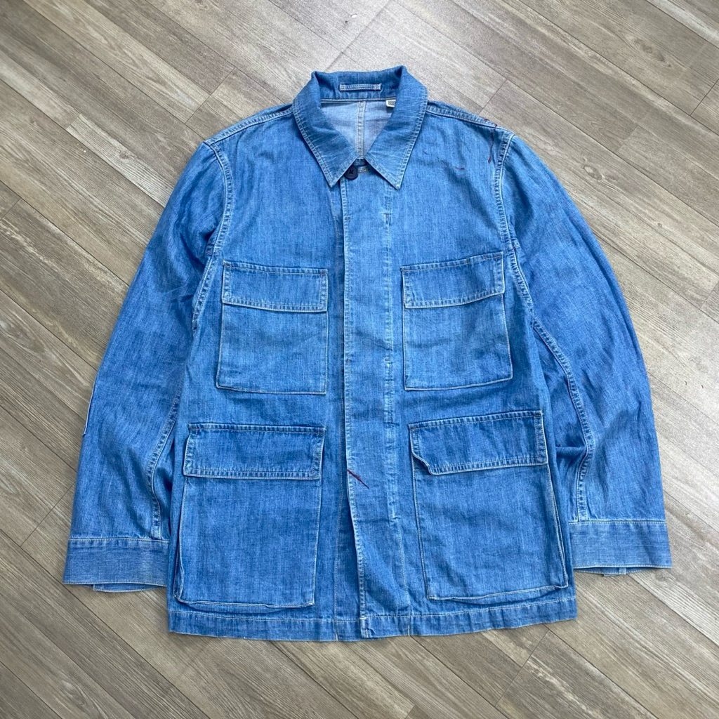 UNIQLO BLUE DENIM CHORE JACKET