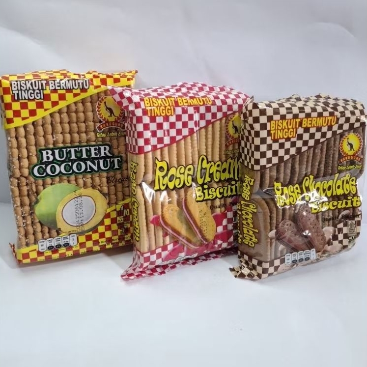 BISKUIT KANGGURU ButterCoconut/RoseCream/RoseChocolate