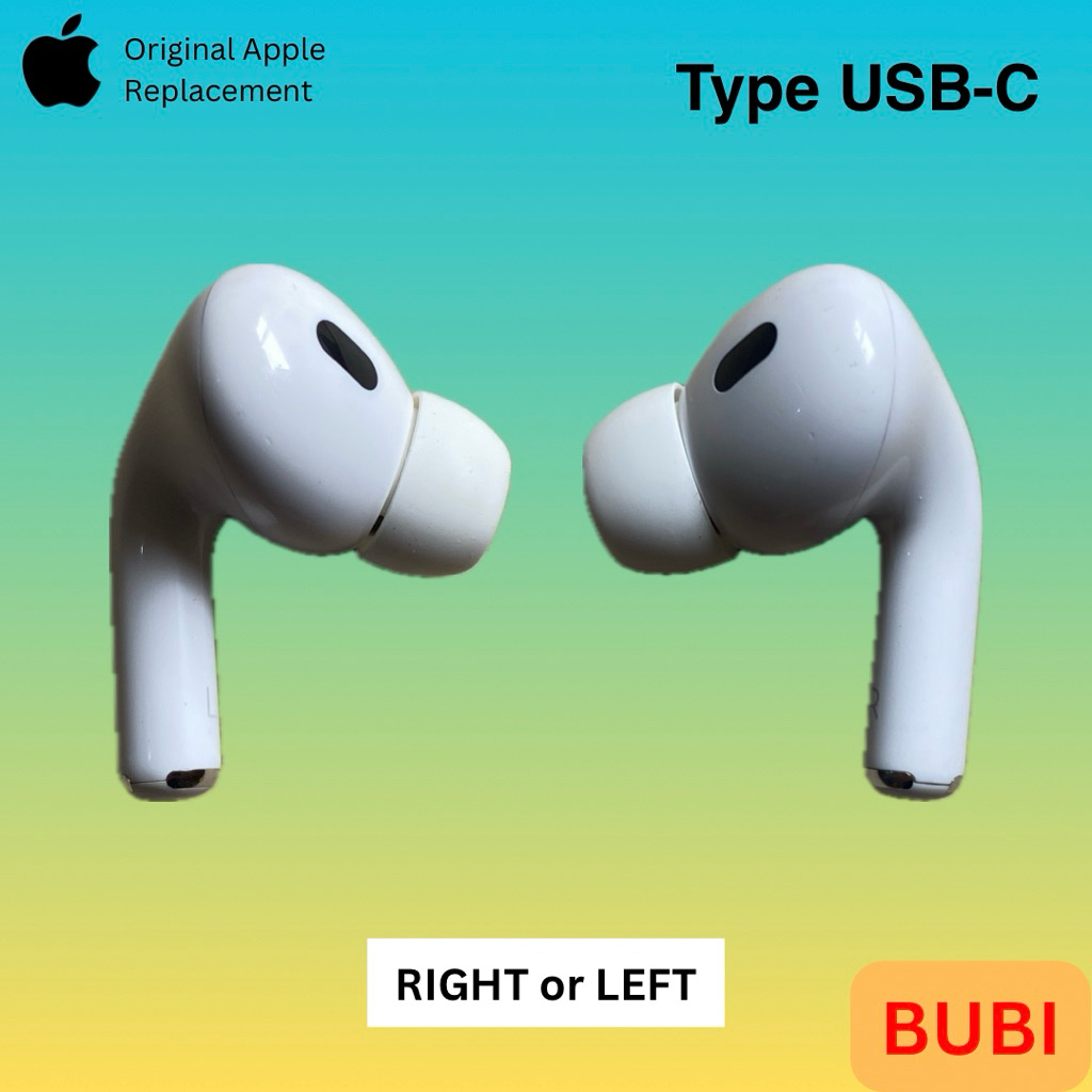 Airpods pro gen 2 sebelah kanan / kiri type USB-C original only right / left side Fungsi Normal