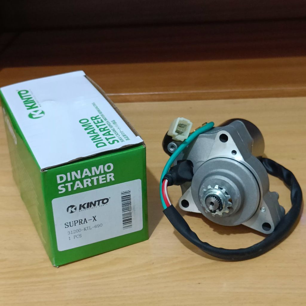Dinamo Starter + Kabel Honda Supra X Grand Supra Fit Legenda Prima Revo 100 Original KINTO