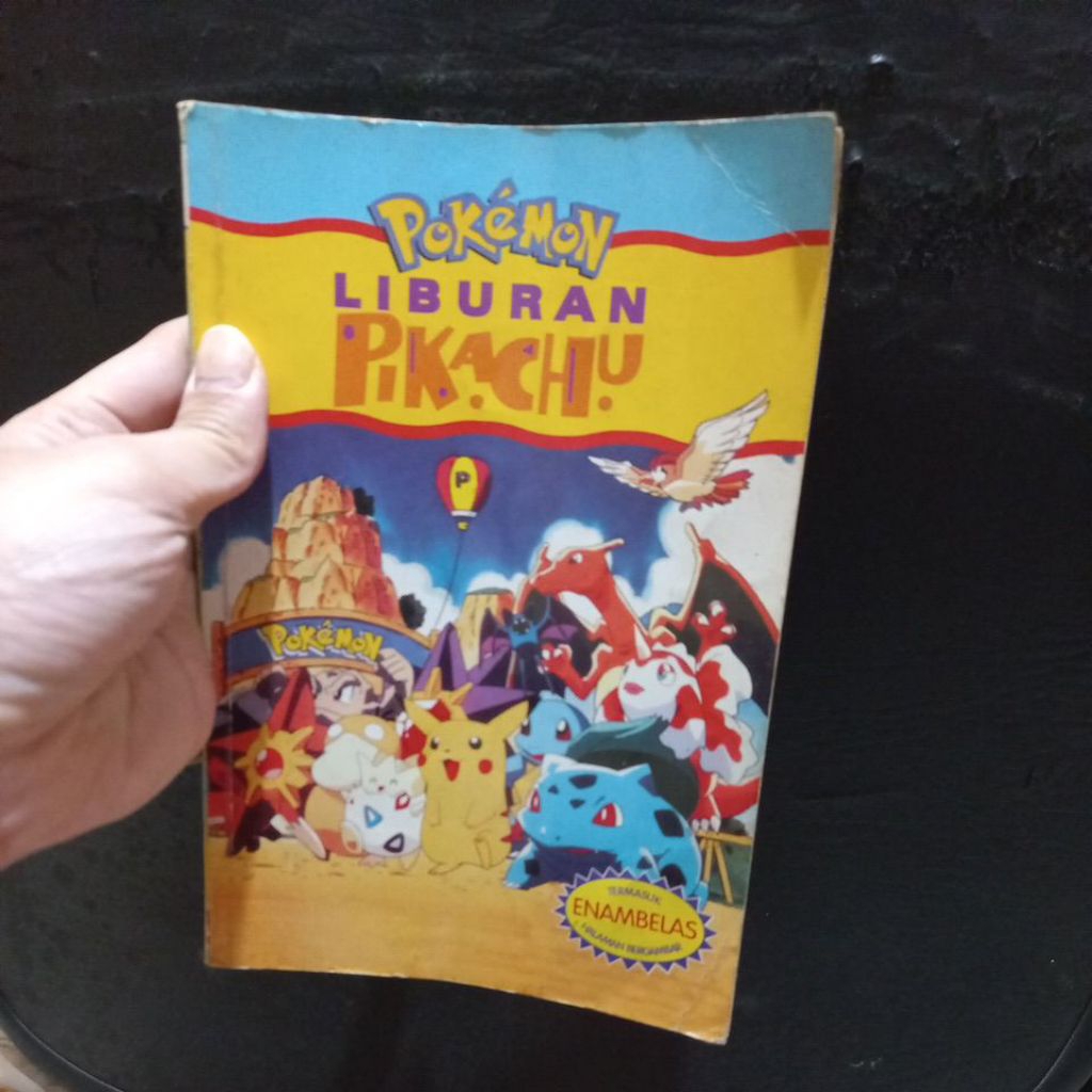 buku pokemon liburan pikachu