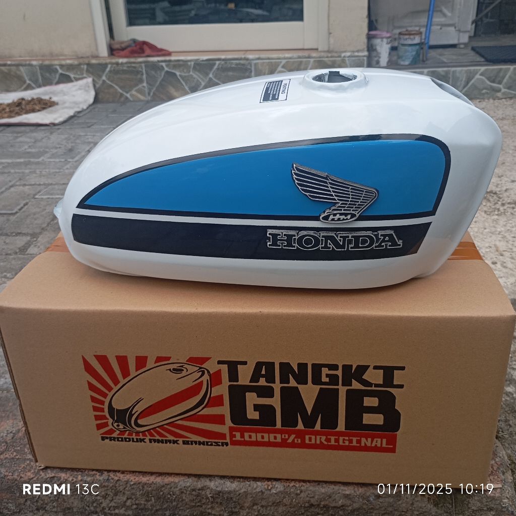 TANGKI CB 100/125 BAHAN GALVANIS DILAN BIRU