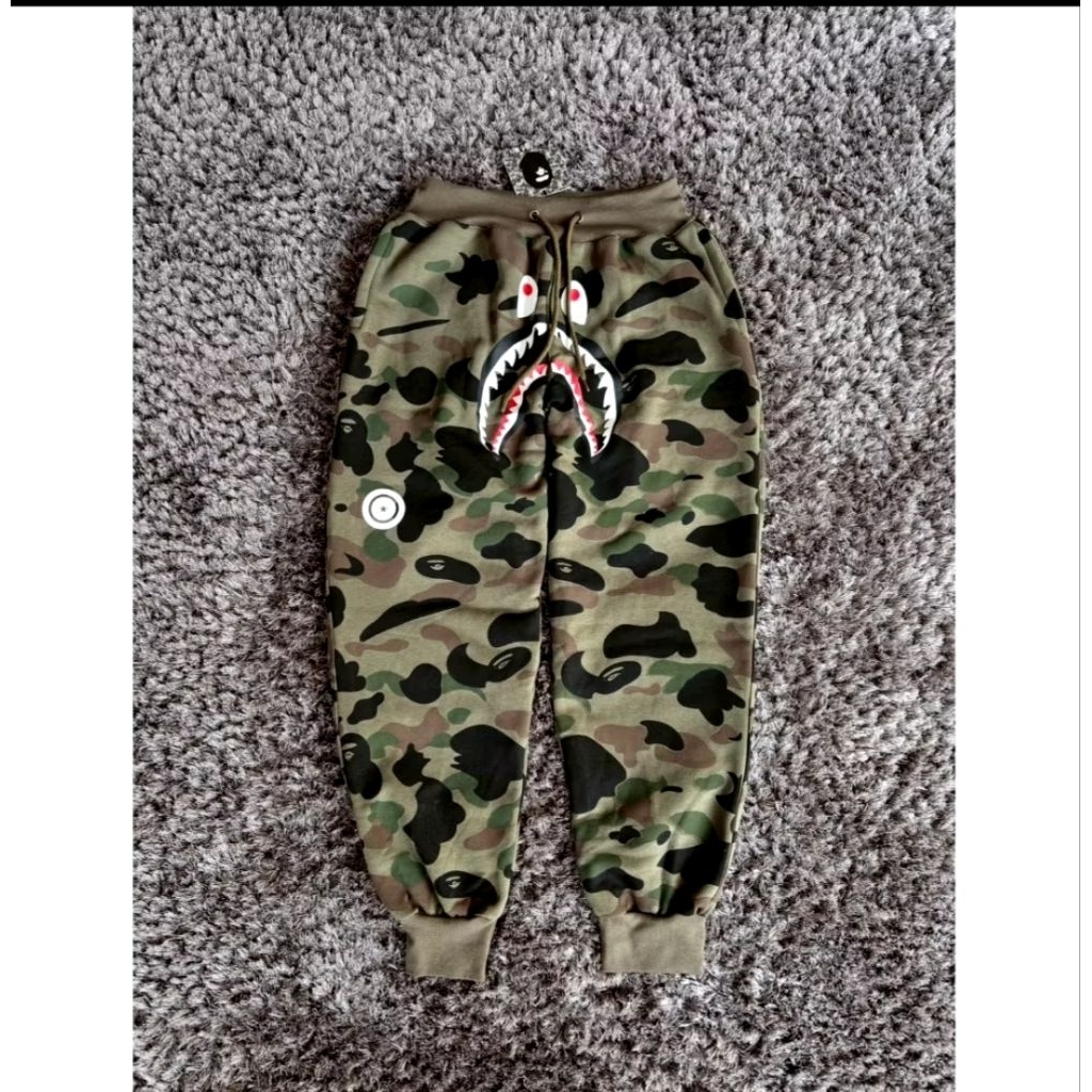 CELANA PANJANG BAPE IJO CAMO