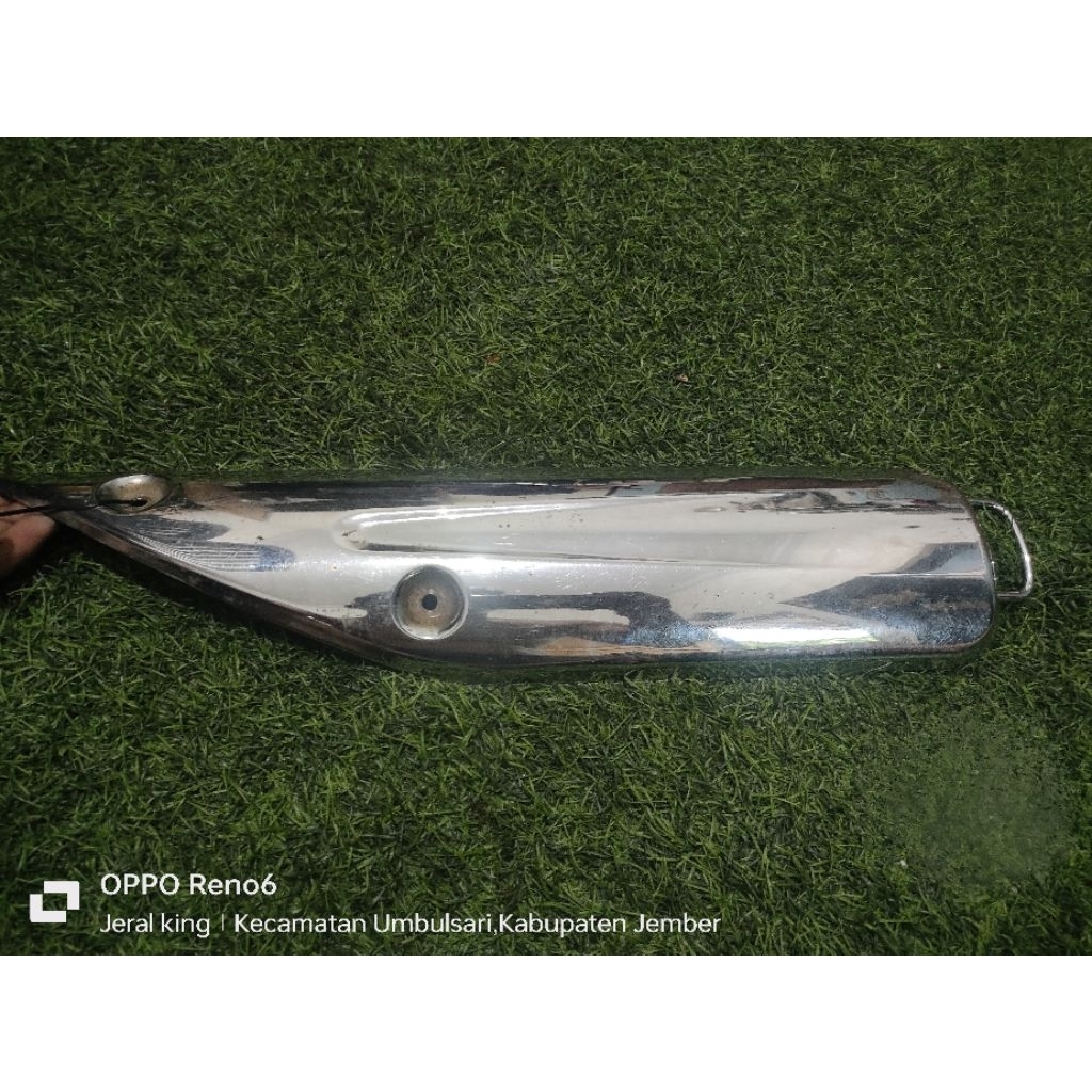 Cover Knalpot Temeng knalpot RX king new peredam 2007 2008 2009 Original Copotan