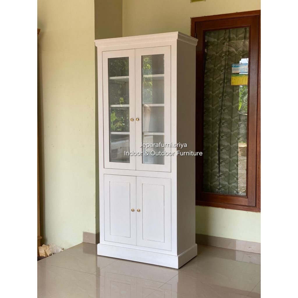 Lemari Hias Jati 2 Pintu Kayu Jati Jepara I Lemati Hias 2 Pintu I Almari Hias 2 Pintu