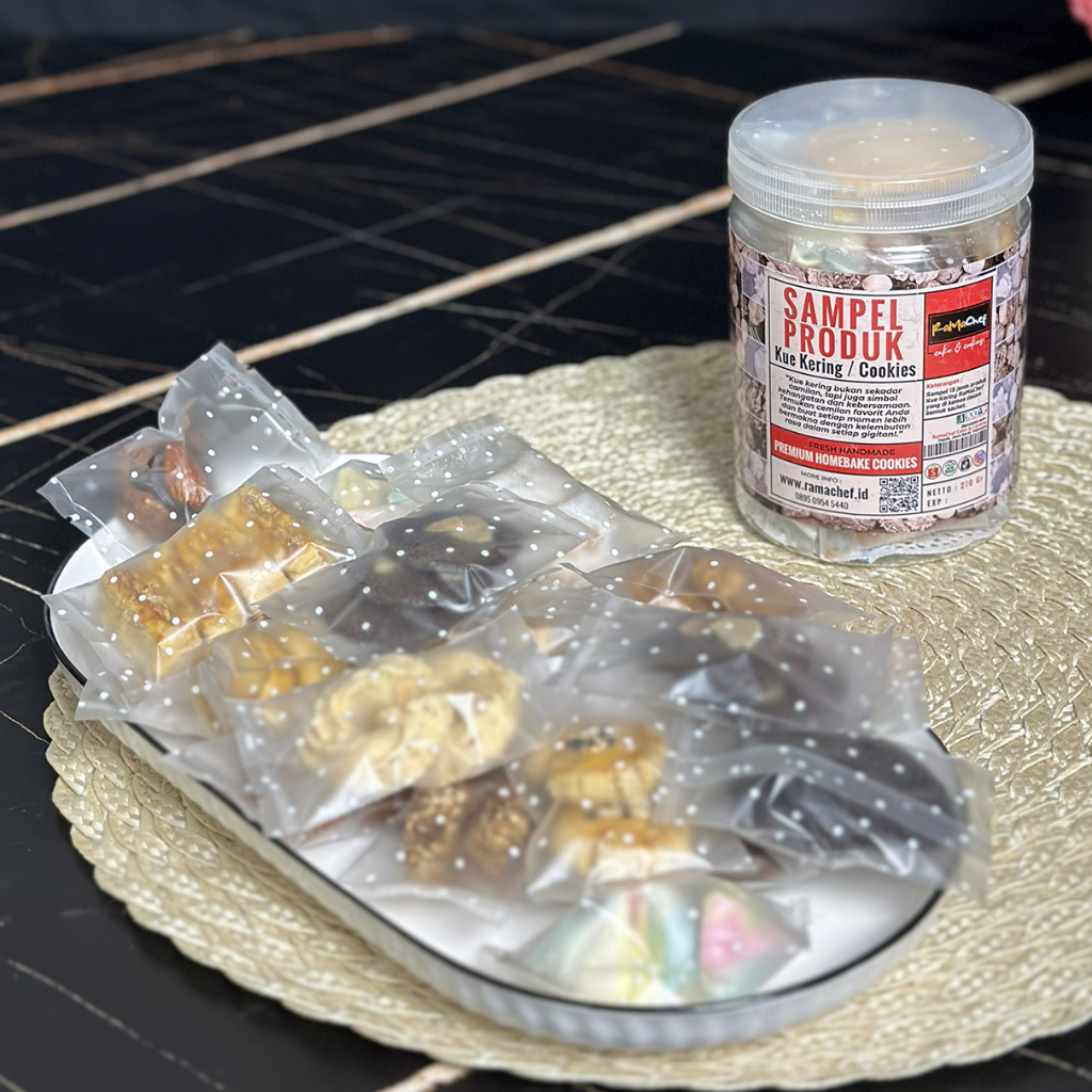 TESTER Kue Kering Sampel Produk 15 Varian Sachet Homemade by RaMaChef