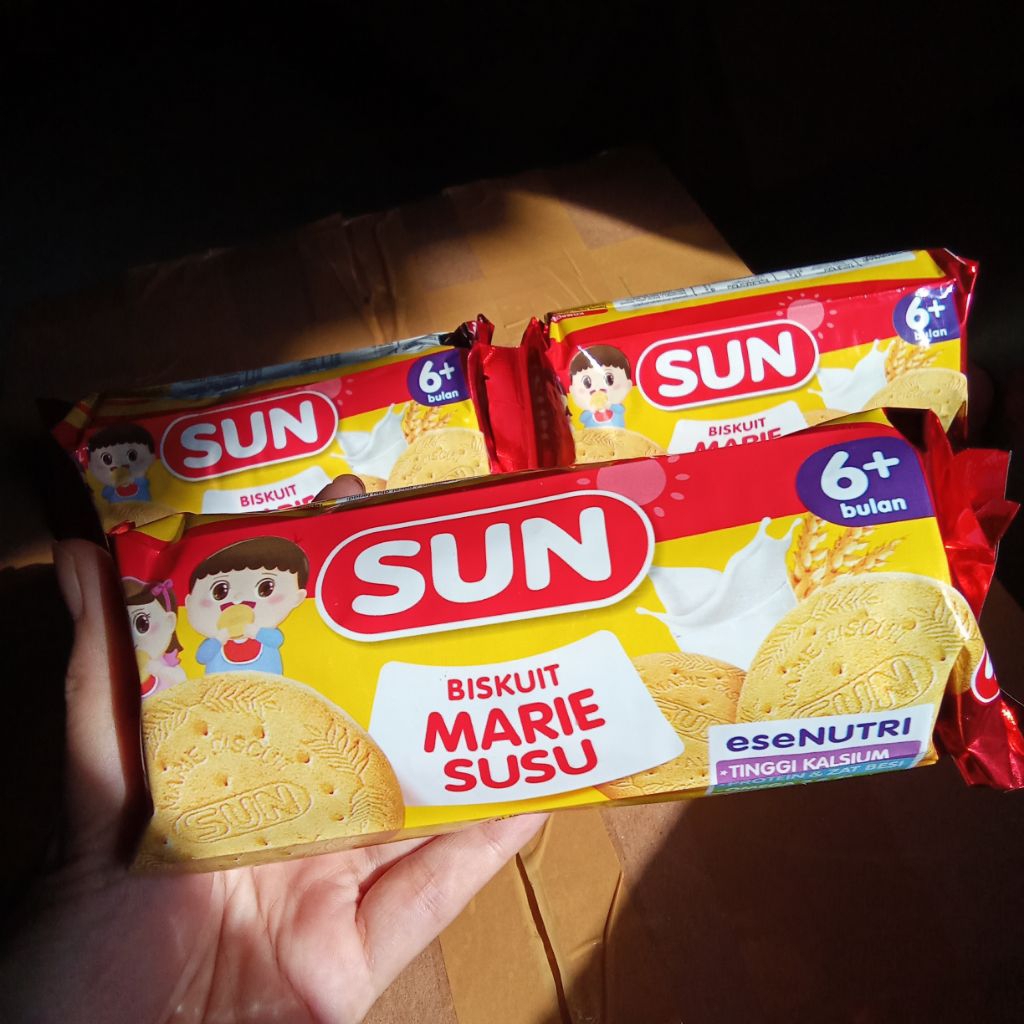 Biskuit SUN Marie Biskuit Mpasi Bayi 150gr - Snack Bayi Exp 2027