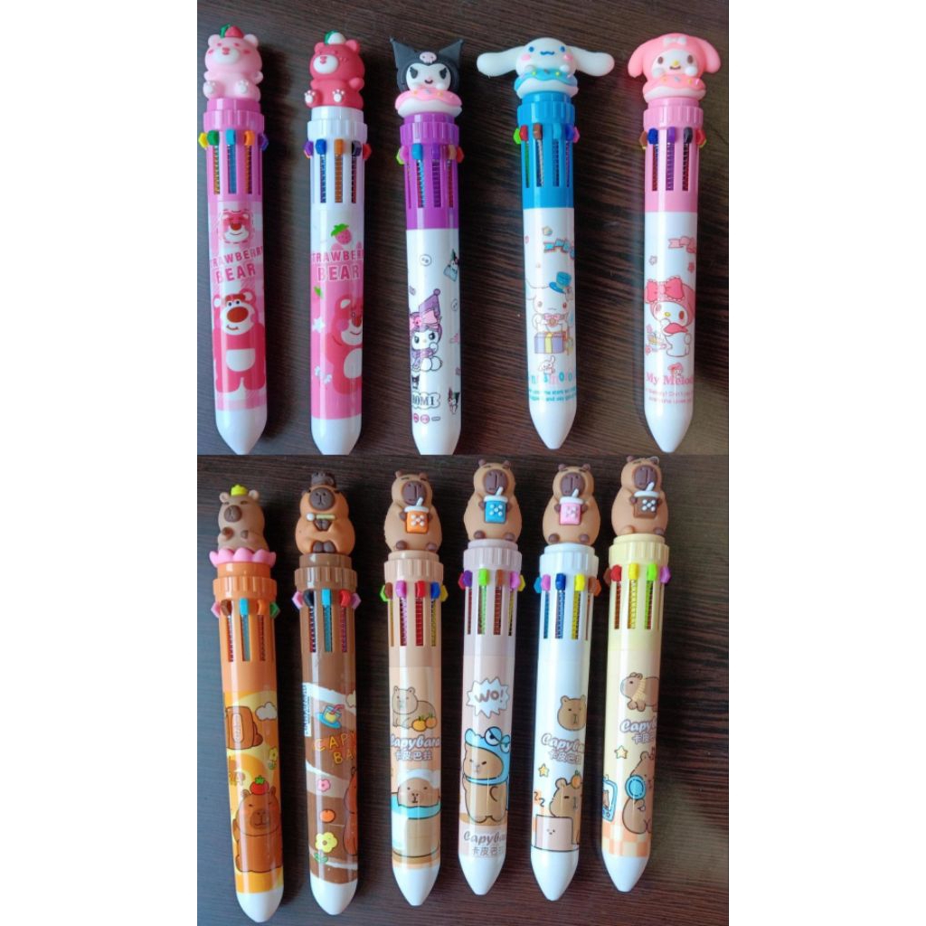 Pulpen 10 warna