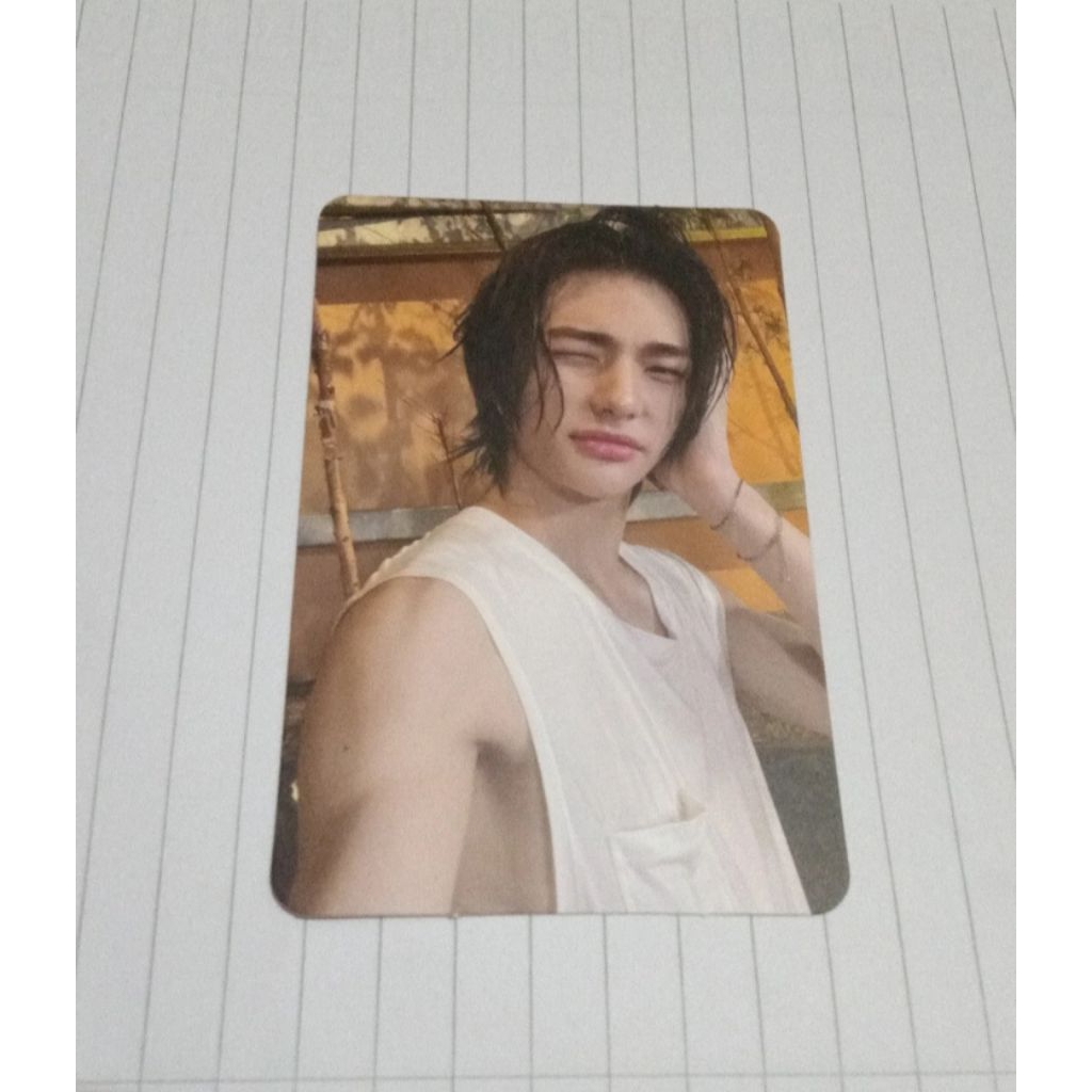 CLEARANCE SALE / Photocard Straykids Hyunjin Doubel side hyunjin ds pc Album Noeasy Do it Maxident 5