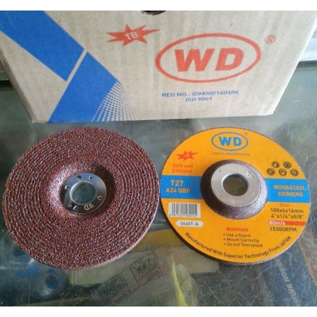 Mata Batu Gurinda WD Poles 4x6 Tebal 4" inch Asli / Wd Poles Original 4x6