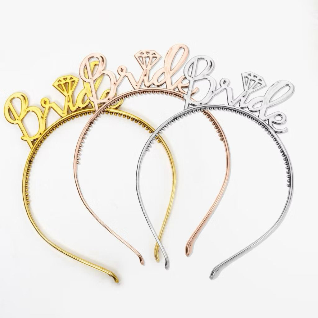 Bando Bride To Be Mahkota Plastik Mewah Bendo