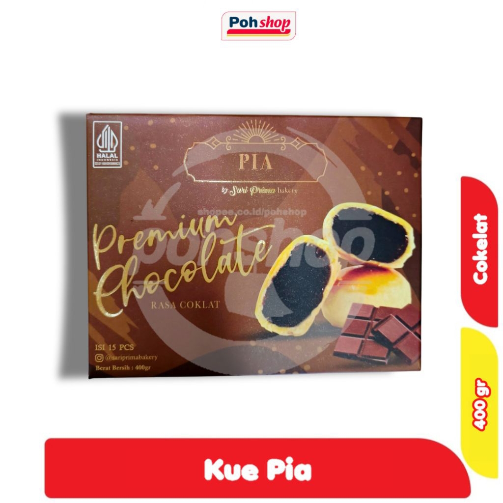 Kue Pia Rasa Coklat by Sari Prima Bakery 400gr