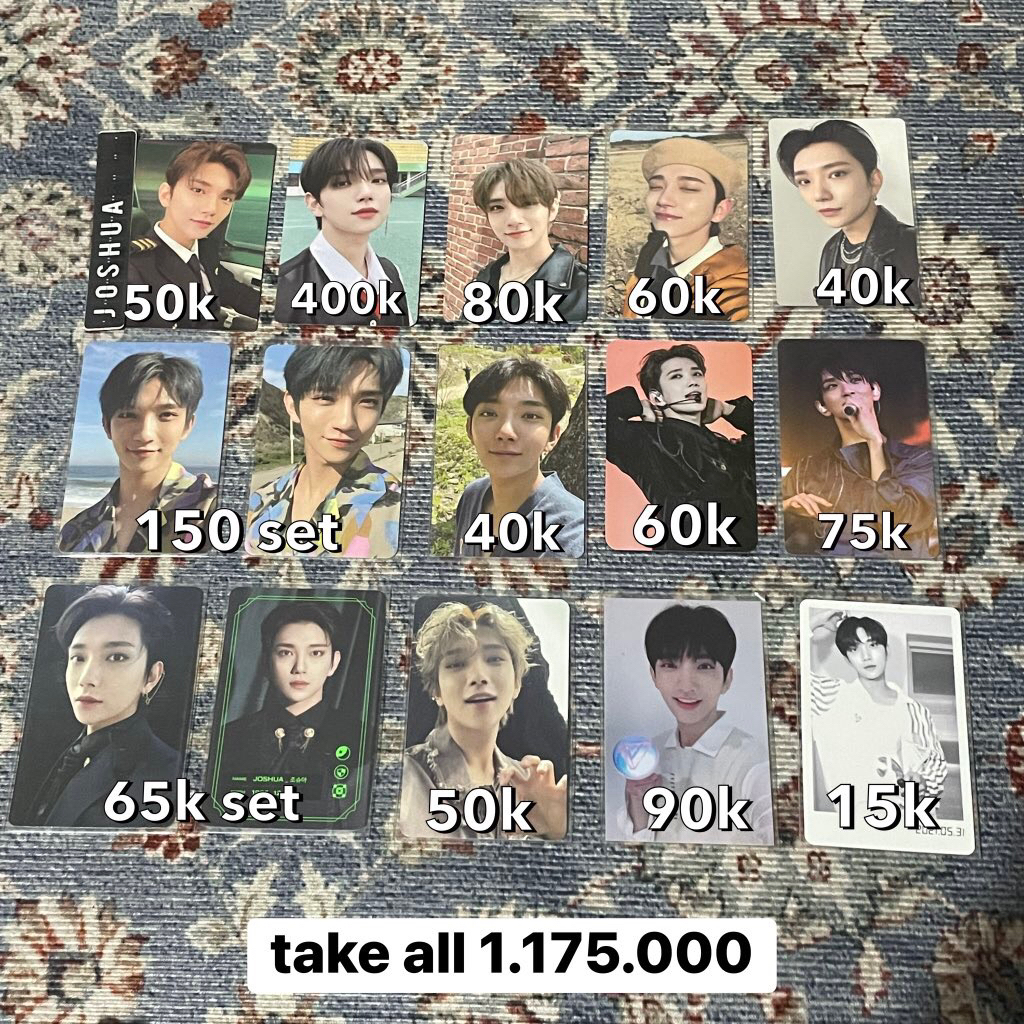 Photocard Joshua Seventeen Pilot Synnara Wardah