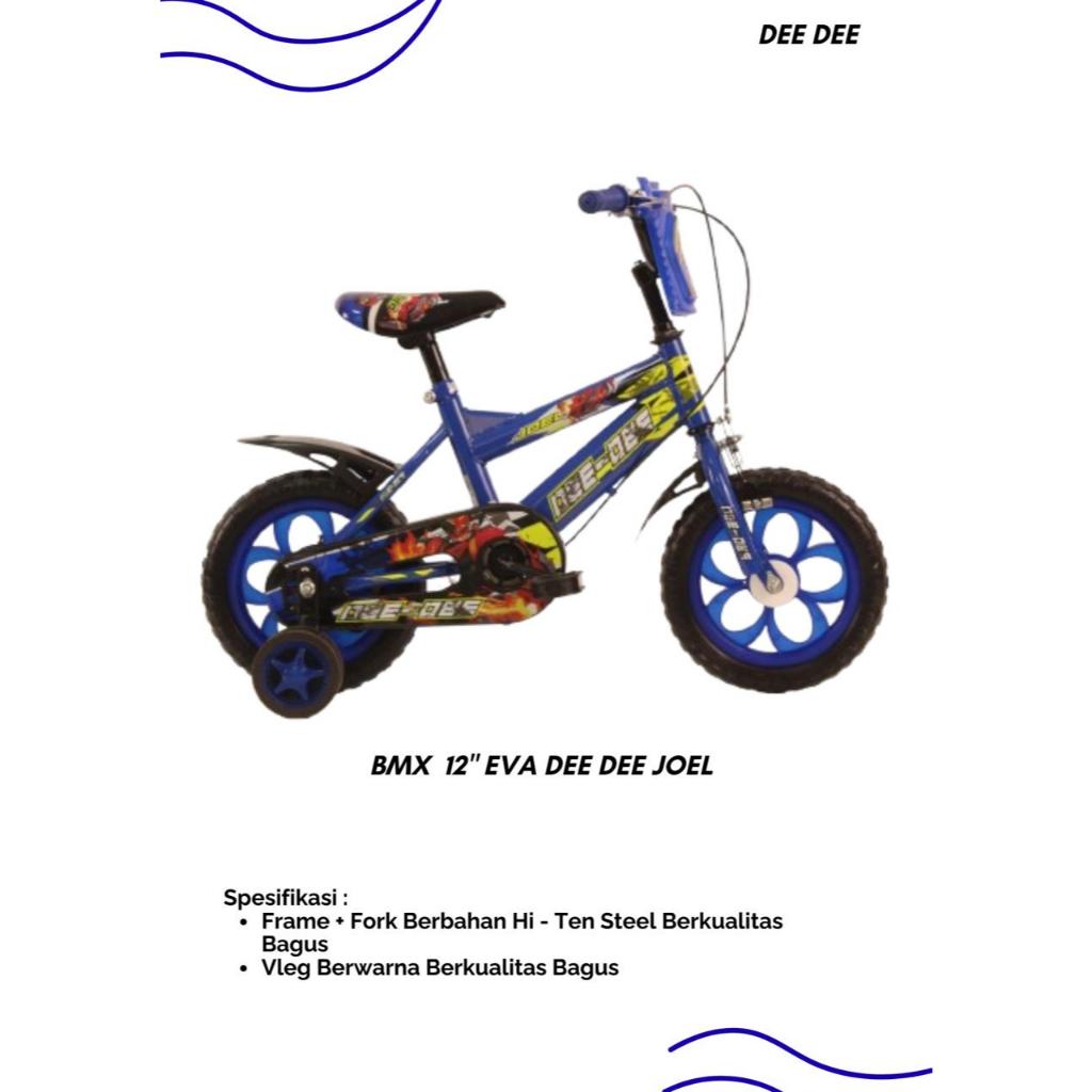 sepeda anak 12 inch ban eva dee dee sepeda ban mati