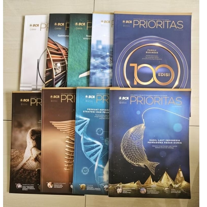 9 Edisi BCA PRIORITAS Magazines/ 9.majalah BCA Prioritas