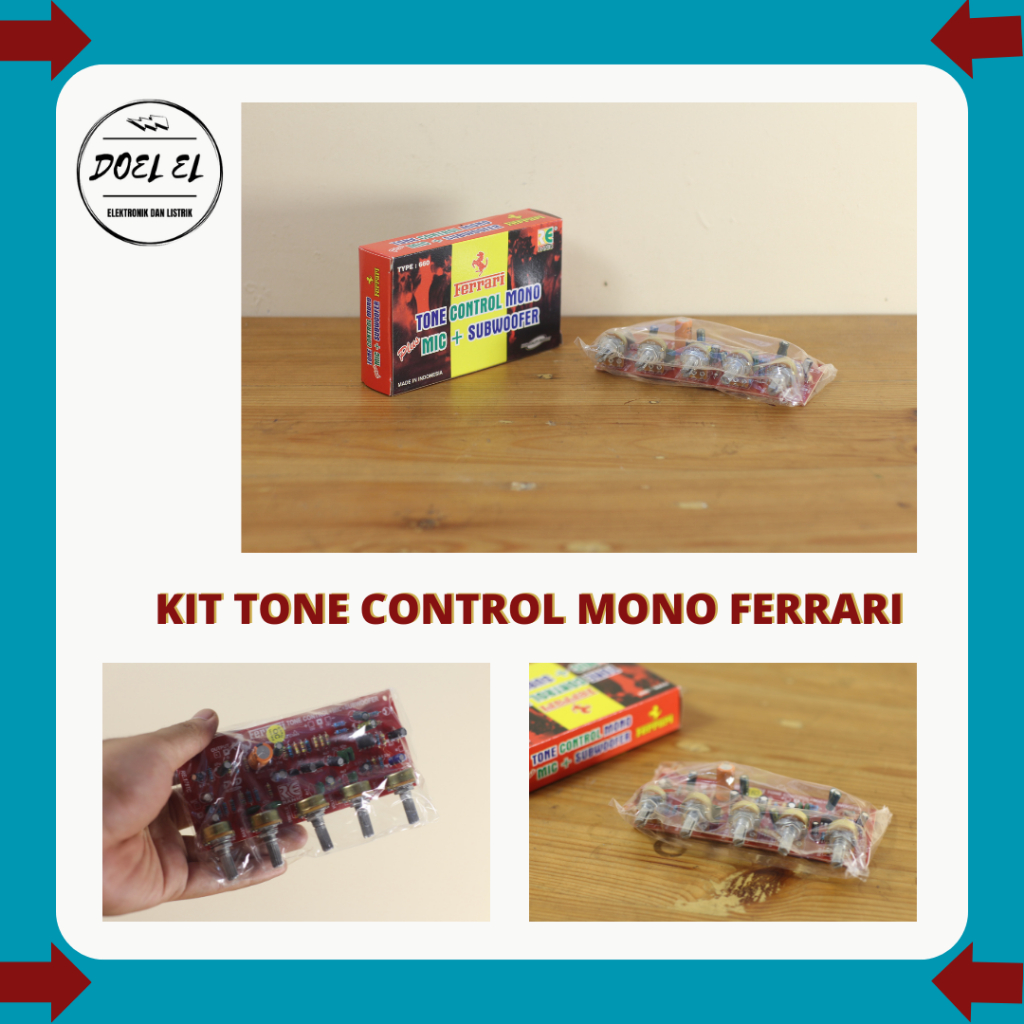 KIT TONE CONTROL MONO | MIC + SUBWOOFER | RANIC TYPE 660