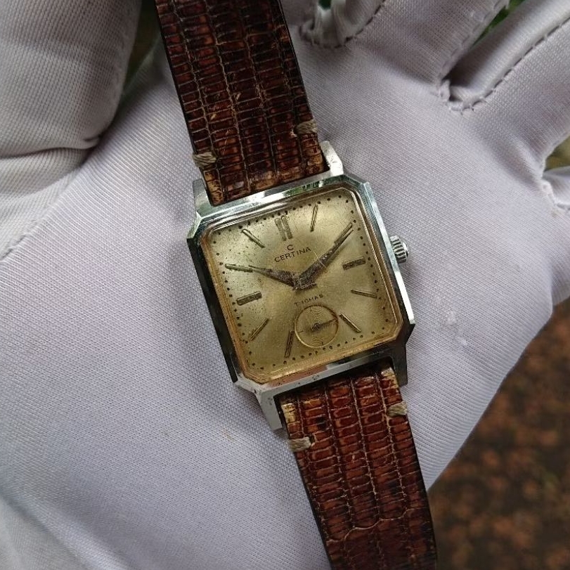 Vintage Certina Thomas - Subsecond Mechanical Watch - Square Case