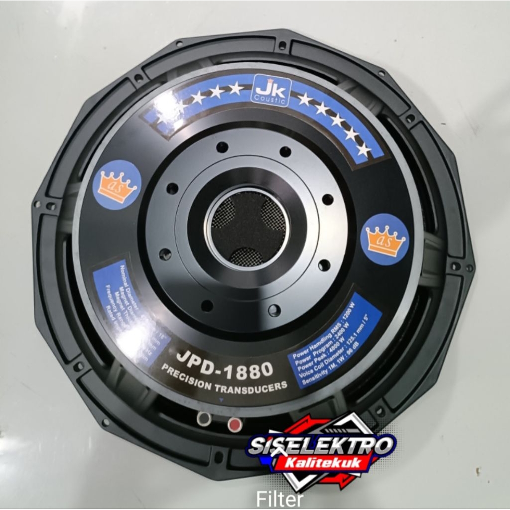 Speaker 18 Inch JK COUSTIC JPD1880 JK coustic jpd 1880