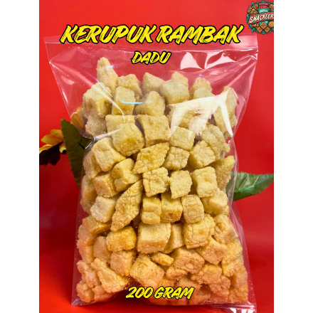 200gr KERUPUK RAMBAK DADU / KERUPUK DADU ORIGINAL GURIH ASIN / KERUPUK DADU