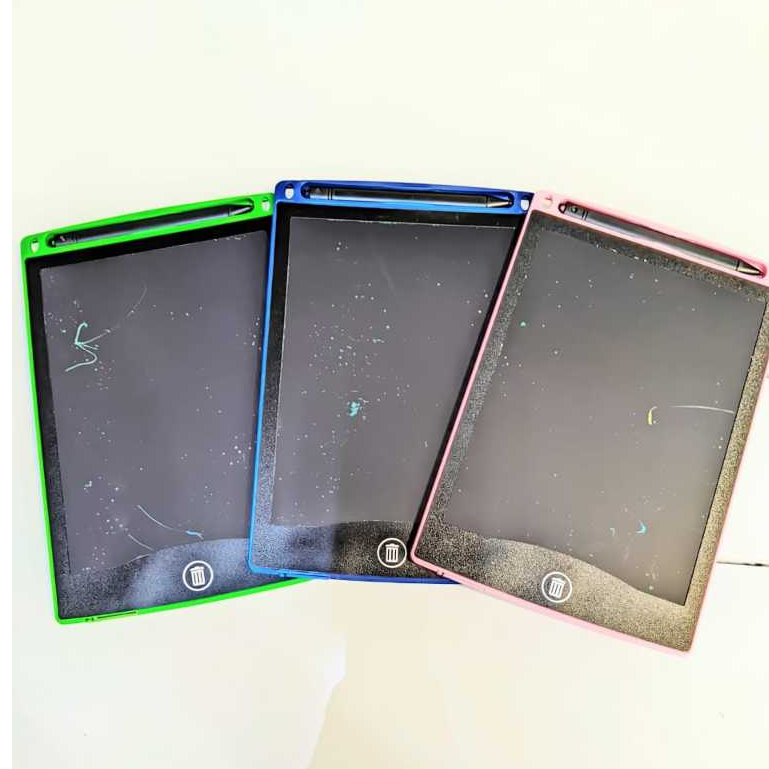 myrainbow mainan edukasi belajar gambar nulis tulis hapus baterai batere Ipad Writing Mainan Tab Pap