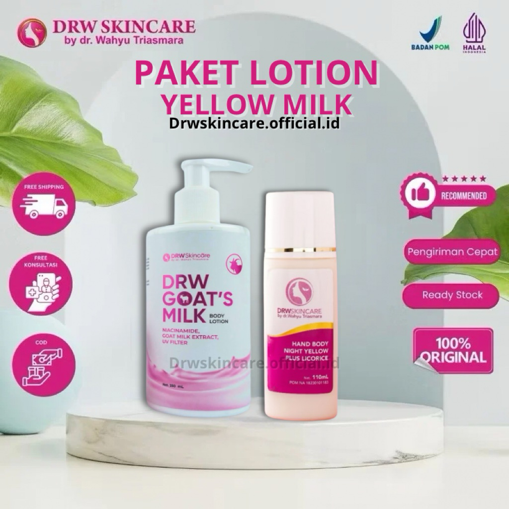 DRW SKINCARE PAKET LOTION PREMIUM LICORICE PAKET HB DOSTING PEMUTIH BADAN