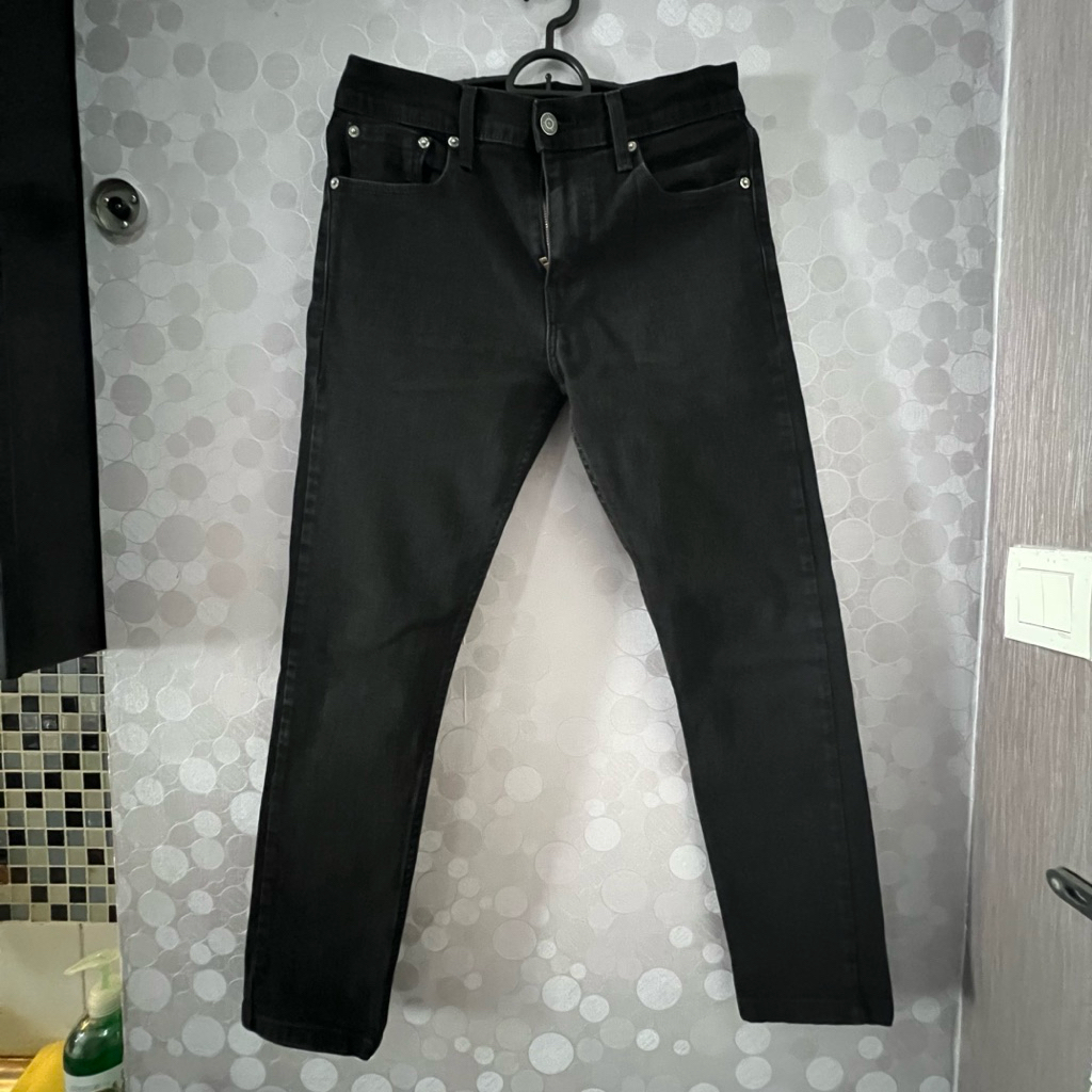 Celana Jeans Levis 512 Mens Casual Black ORI