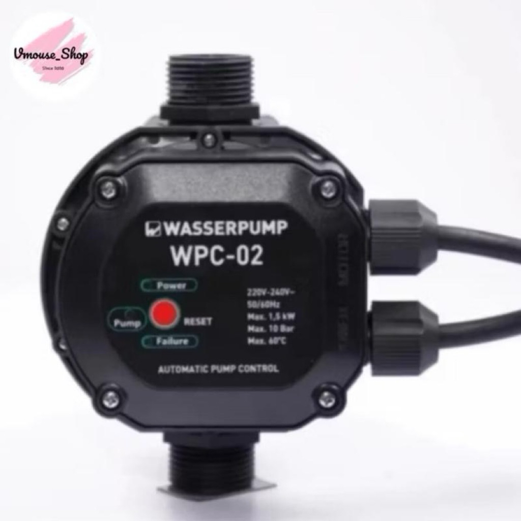 AUTOMATIC PUMP CONTROL WASSER WPC 02 - ALAT OTOMATIS POMPA AIR - AUTOMATIC PRESSURE PUMP CONTROL WAS