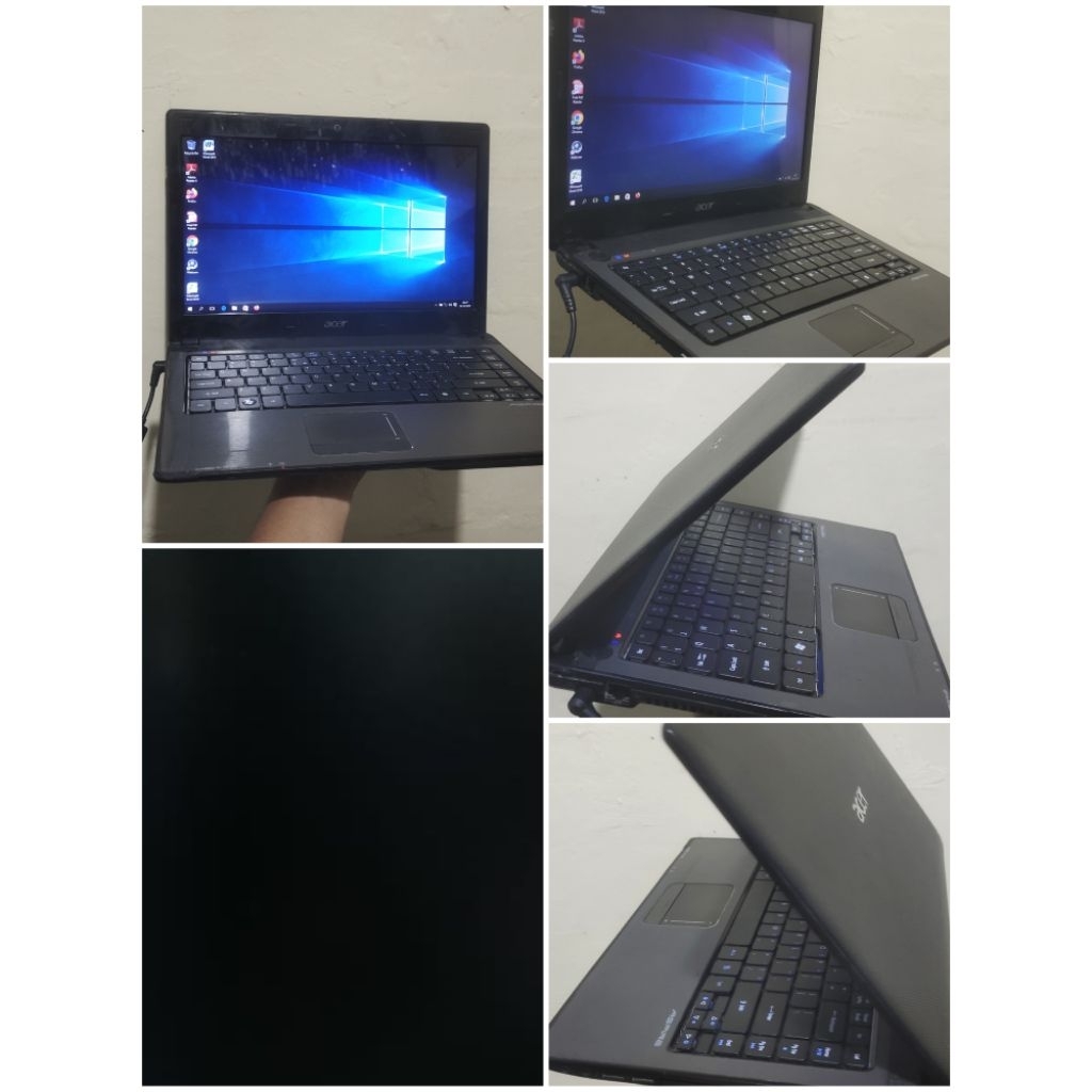 dijual laptop Acer Aspire 4741 Core i5 Ram 4GB Hardis 500gb layar 14in Camera wifi dvd hanya 900Rb