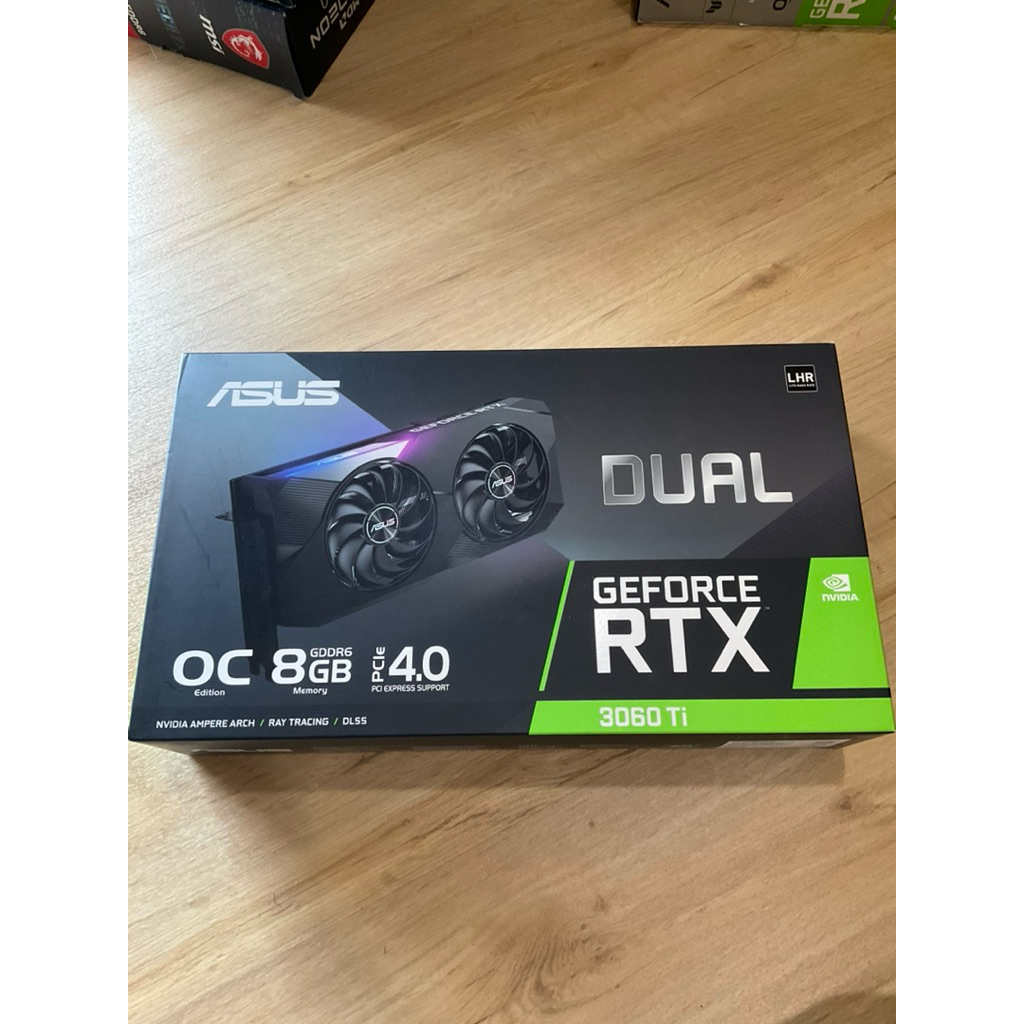 NVIDIA GPU ASUS DUAL GEFORCE RTX 3060TI OC EDITION 8GB GDDR6 (2nd/bekas)