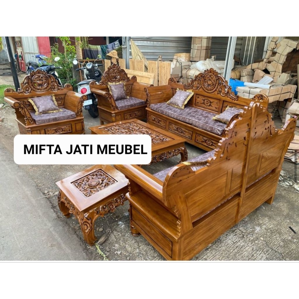 kursi tamu madura jumbo | kursi tamu jati jepara | kursi tamu