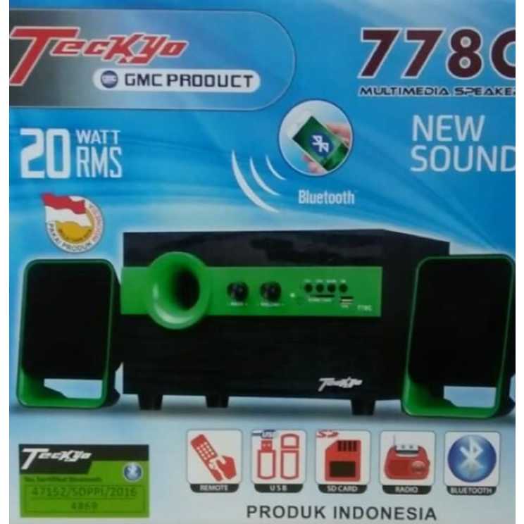 Speaker Bluetooth Teckyo 778C