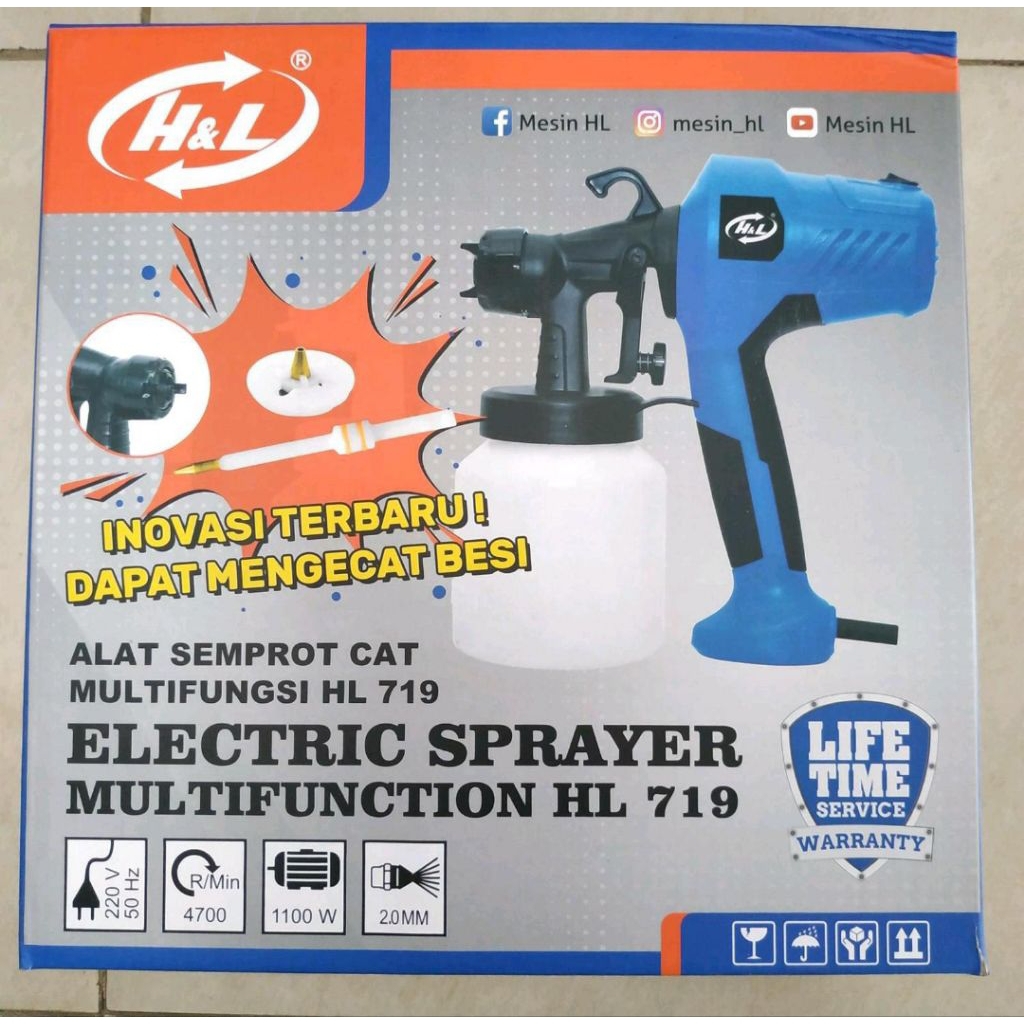 SPRAY GUN CAT ELEKTRIK HNL