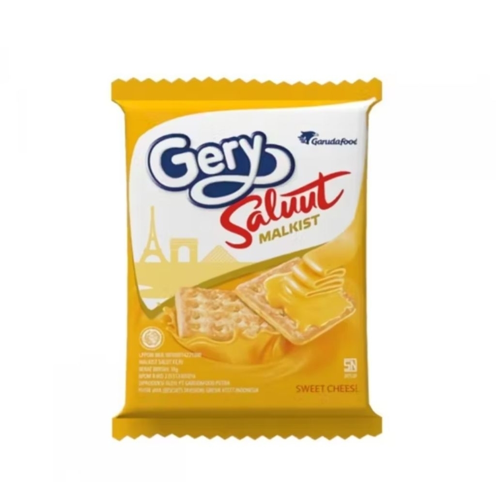 GERY SALUUT MALKIST KEJU RENCENG DUS (12X10X18g)