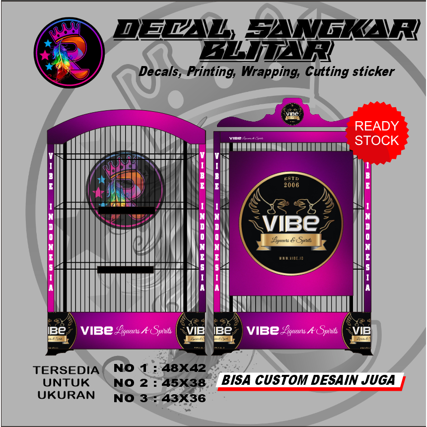 WATER SLIDE decal sangkar vibe