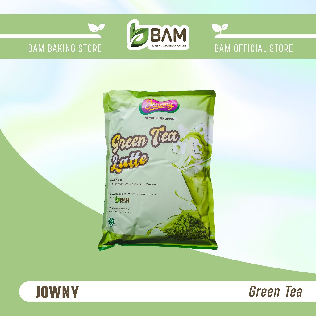 JOWNY GREEN TEA 1KG  minuman bubuk (premix) minuman instan