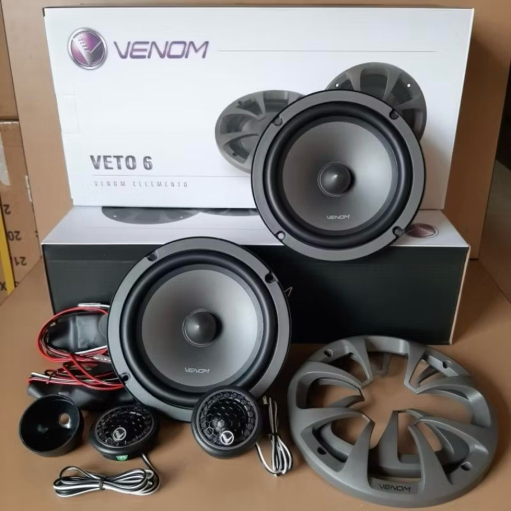 VENOM VETO 6 SPEAKER SPLIT / VENOM Elemento AUDIO MOBIL