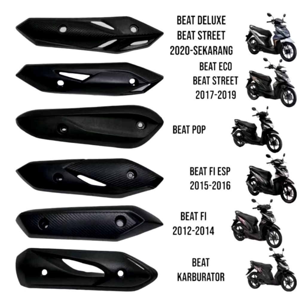 cover knalpot/tutup knalpot semua jenis motor beat all beat cover knalpot motor