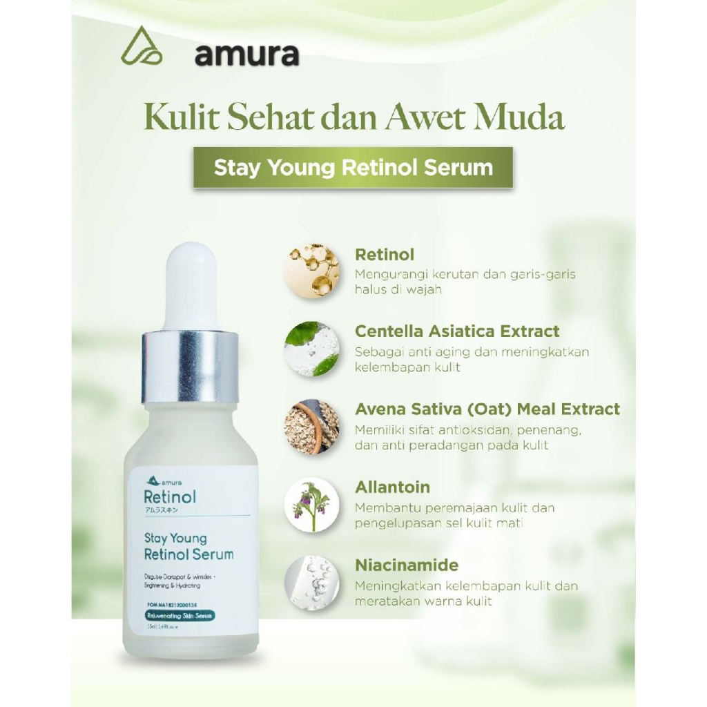 amura stay young series retinol serum