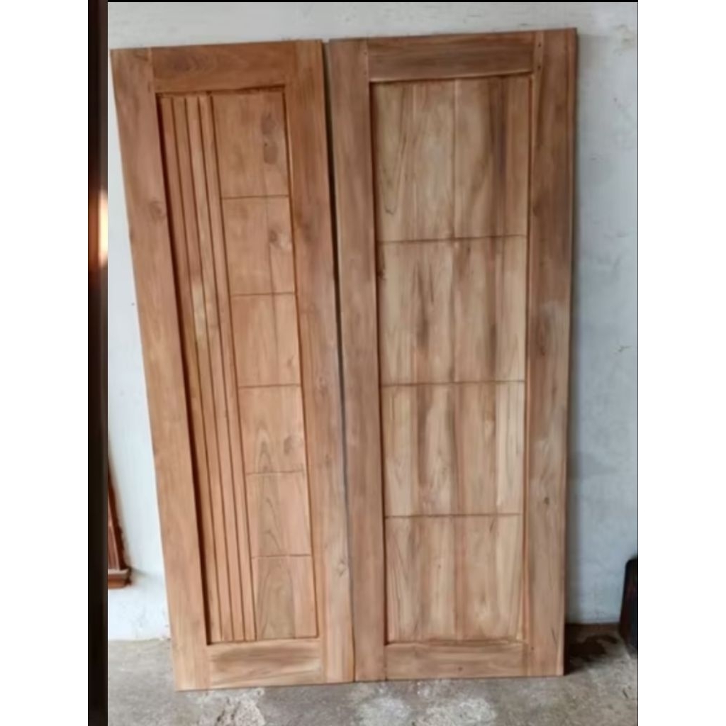 PINTU JATI MODEL KUPU TARUNG PREMIUM