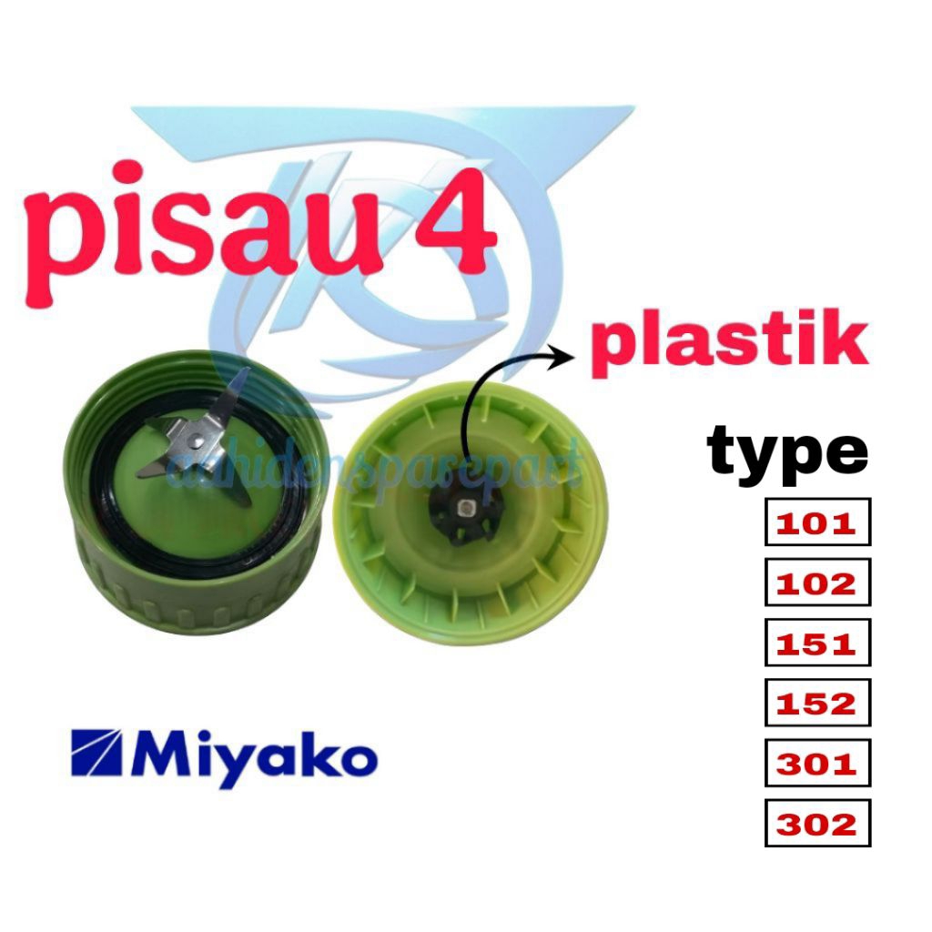 mounting blender miyako hijau nasional ring plastik + seal karet