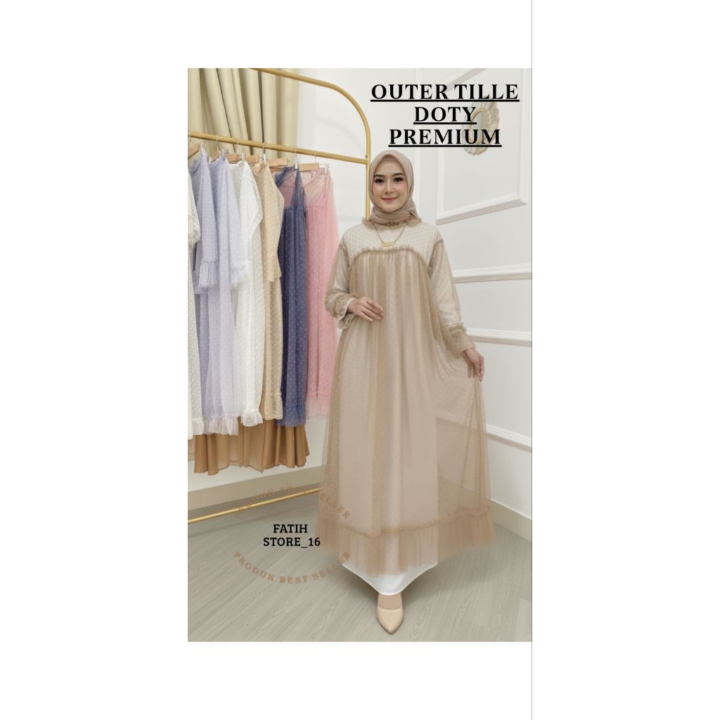 Outer Tile Doty / Outer Tile Dotty Premium / Outer Kondangan Kekinian / Outer Tile