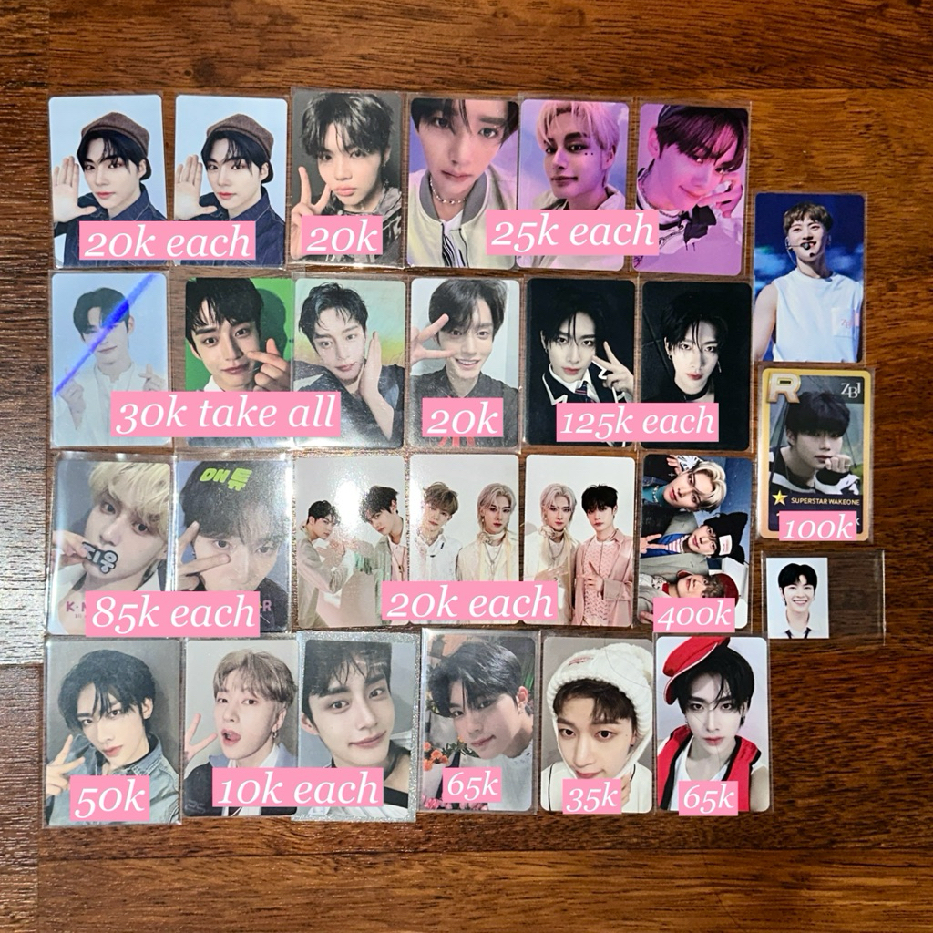 pc photocard zb1 zerobaseone hanbin jiwoong zhanghao matthew taerae ricky gyuvin gunwook yujin unit 