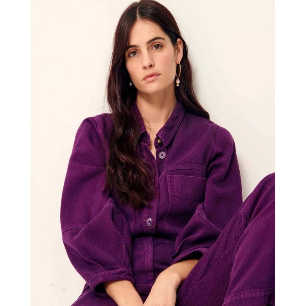 kemeja perempuan/kemeja jeans/kemeja wanita dewasa