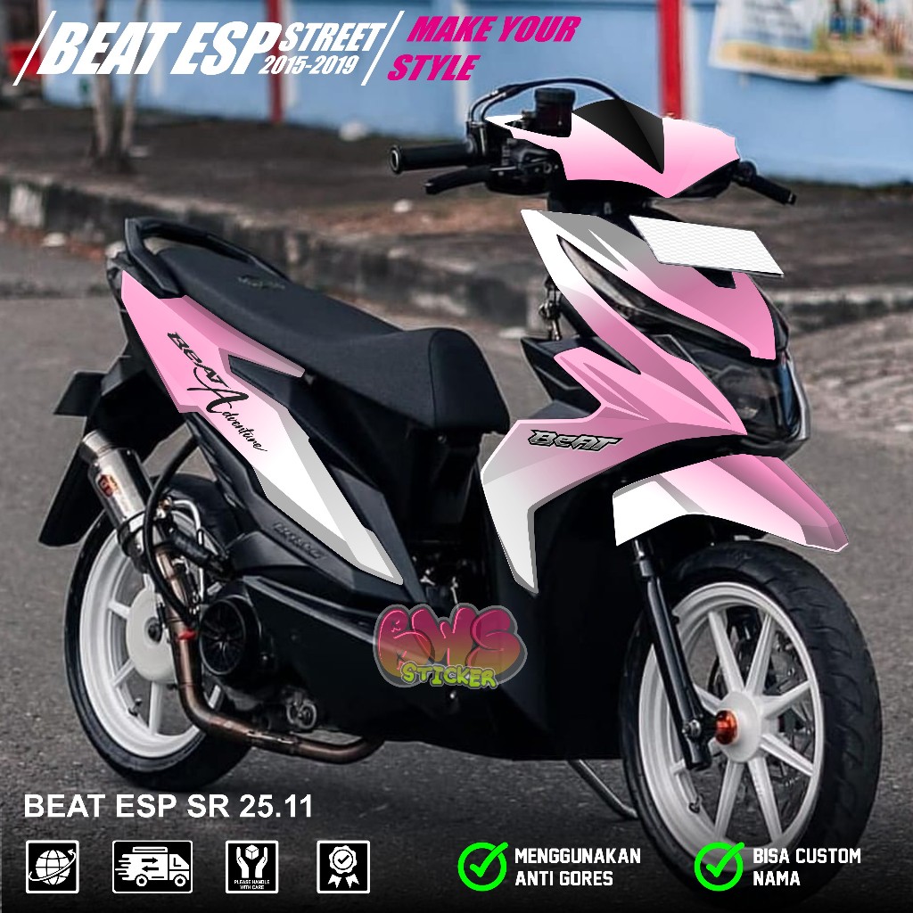 COD Sticker Decal Full Body Beat Fi Esp Beat Street Tahun 2016 2017 2018 2019 Sticker Full Body Beat