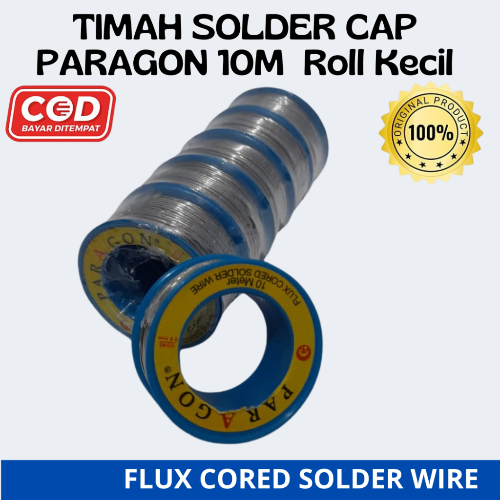 Timah Paragon Kecil 10m Timah Solder Paragon 10m Original