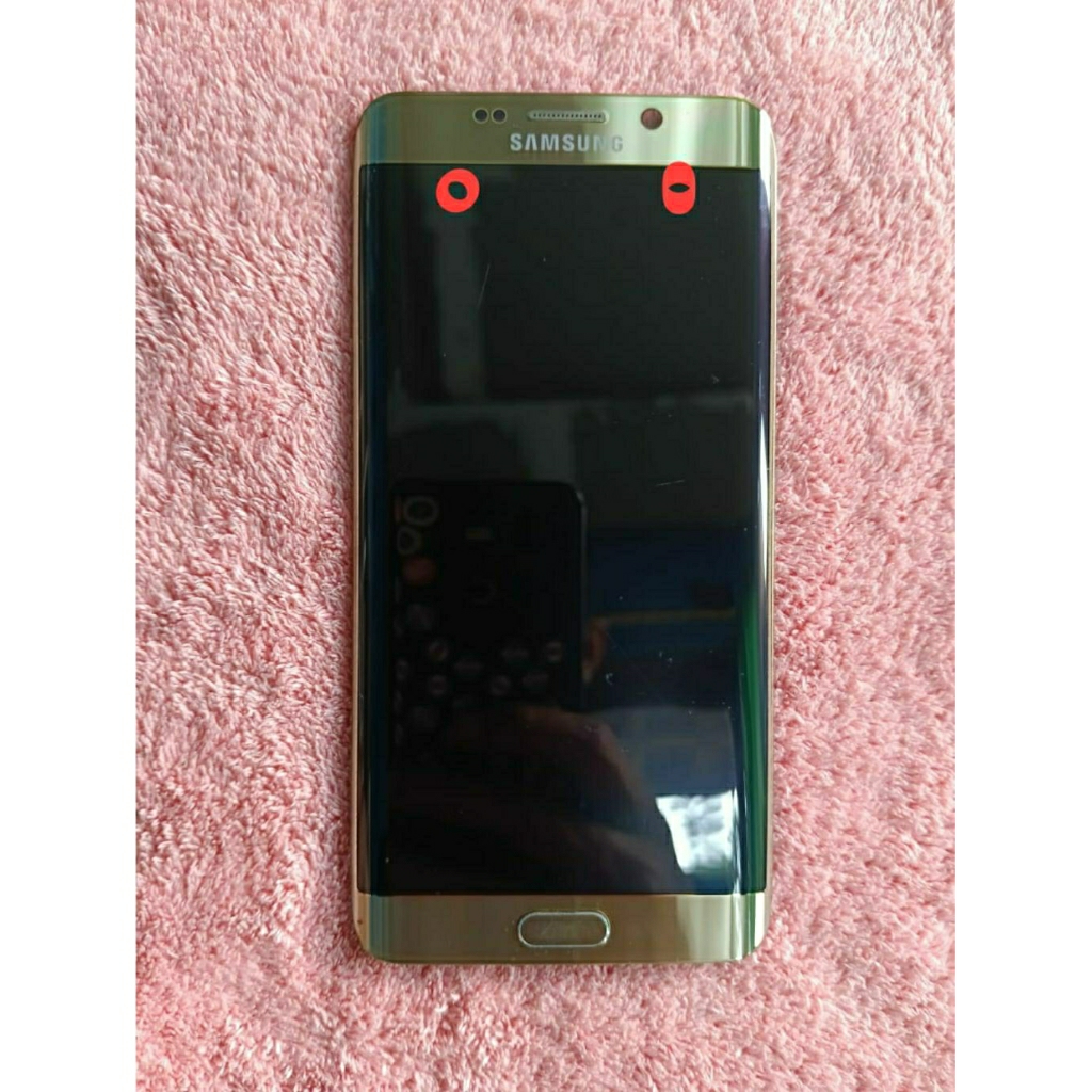 LCD TOCHCREEN SATU SET SAMSUNG GALAXY S6 EDGE PLUS BERFUNGSI NORMAL DIJAMIN 100% ORIGINAL COPOTAN BE