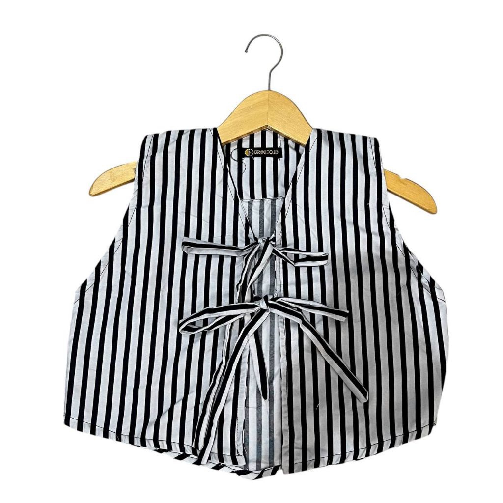 vest pita anak perempuan salur lucu